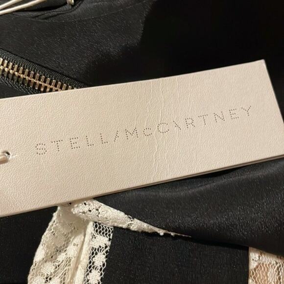 Stella McCartney dress with Lace panels black and white size 10 - Picture 9 of 16